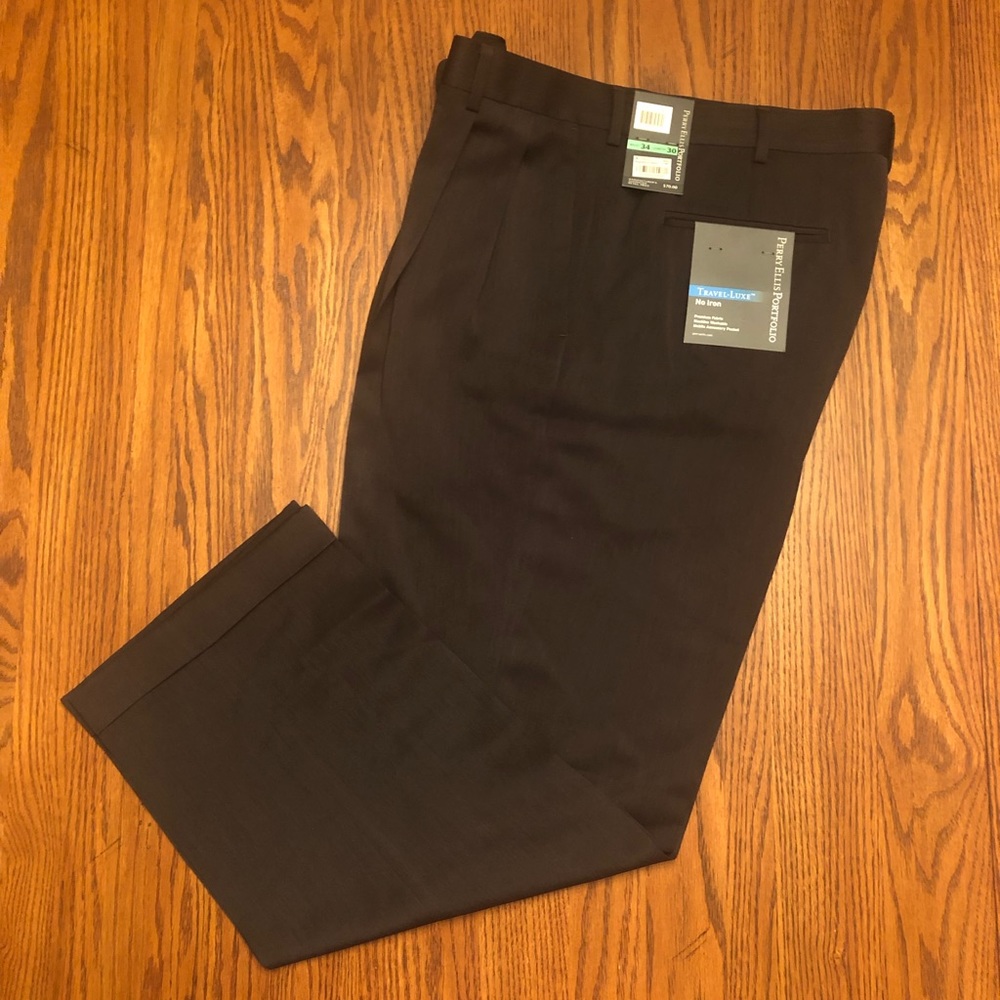 Perry Ellis Portfolio Travel Luxe Dress Pants
